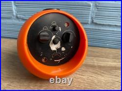 Vintage Clock Table Mid Century Insa Space Age UFO Atomic Design Plastic Pop