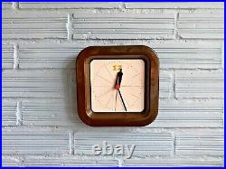 Vintage Clock Wall Mid Century Gorenje Space Age UFO Atomic Design Plastic Pop