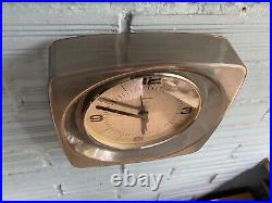 Vintage Clock Wall Mid Century Gorenje Space Age UFO Atomic Design Plastic Pop