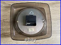 Vintage Clock Wall Mid Century Gorenje Space Age UFO Atomic Design Plastic Pop