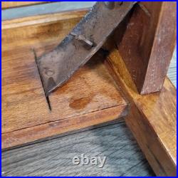 Vintage Danish MCM Mid Century Modern Wooden Slatted Atomic Coffee Table Retro