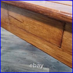 Vintage Danish MCM Mid Century Modern Wooden Slatted Atomic Coffee Table Retro