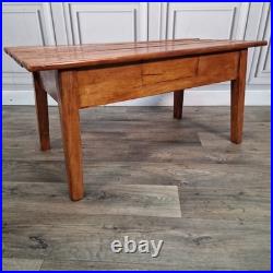 Vintage Danish MCM Mid Century Modern Wooden Slatted Atomic Coffee Table Retro