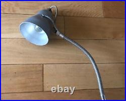 Vintage Desk Light. Rare 1940-50s Retro Atomic Industrial Age Goose Neck Lamp Vintage Desk Light. Rare 1940-50s Retro Atomic Industrial Age Goose Neck Lamp
