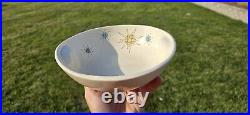 Vintage Franciscan Atomic Starburst Casserole Dish 8 with Lid Mid Century Modern