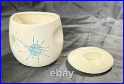 Vintage Franciscan Atomic Starburst Lidded Sugar Bowl 4 Mid Century Modern RARE Vintage Franciscan Atomic Starburst Lidded Sugar Bowl 4 Mid Century Modern RARE