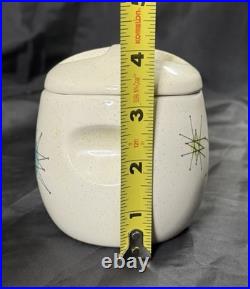 Vintage Franciscan Atomic Starburst Lidded Sugar Bowl 4 Mid Century Modern RARE Vintage Franciscan Atomic Starburst Lidded Sugar Bowl 4 Mid Century Modern RARE