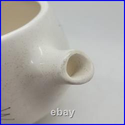Vintage Franciscan Atomic Starburst Mid-Century Design Tea Pot NO LID CRACK Vintage Franciscan Atomic Starburst Mid-Century Design Tea Pot NO LID CRACK