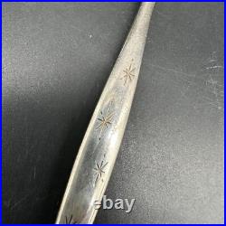 Vintage Gorham Stardust Teaspoons 1950s Sterling Silver Mid Century Atomic