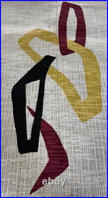 Vintage MCM 50s 60s Boomerang Fabric Textile Material Mid Century Modern Atomic Vintage MCM 50s 60s Boomerang Fabric Textile Material Mid Century Modern Atomic
