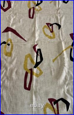 Vintage MCM 50s 60s Boomerang Fabric Textile Material Mid Century Modern Atomic Vintage MCM 50s 60s Boomerang Fabric Textile Material Mid Century Modern Atomic