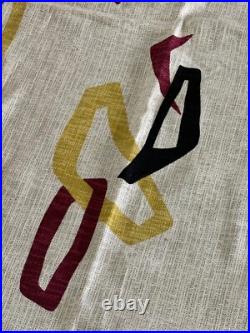 Vintage MCM 50s 60s Boomerang Fabric Textile Material Mid Century Modern Atomic Vintage MCM 50s 60s Boomerang Fabric Textile Material Mid Century Modern Atomic