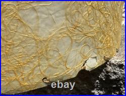 Vintage MCM Fiberglass Shade Double Tier Mid Century Modern Atomic Era 50s Vintage MCM Fiberglass Shade Double Tier Mid Century Modern Atomic Era 50s
