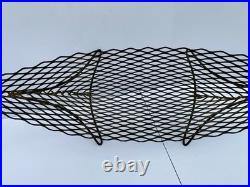 Vintage MCM Metal Wire Fish Basket Tray Atomic Mid Century Art Weinberg Style