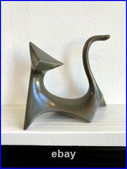 Vintage MCM Mid Century Cubist Atomic Cat Figurine