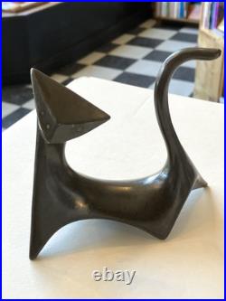 Vintage MCM Mid Century Cubist Atomic Cat Figurine
