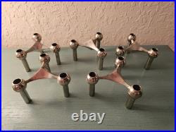 Vintage MCM STOFF Nagel BMF Atomic Candle Holder, Stackable. 5 Avail