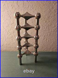 Vintage MCM STOFF Nagel BMF Atomic Candle Holder, Stackable. 5 Avail