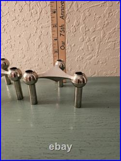 Vintage MCM STOFF Nagel BMF Atomic Candle Holder, Stackable. 5 Avail