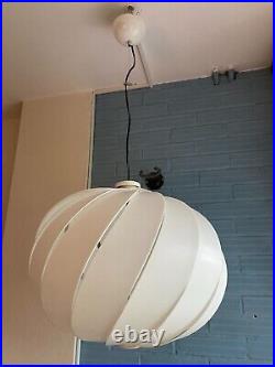 Vintage Meblo Guzzini Alicante Mid Century Pendant Space Age Lamp Atomic Light