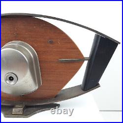 Vintage Metamec Mantle Clock Brass Teak Eye Atomic MCM 1950s 1960s Retro Spares