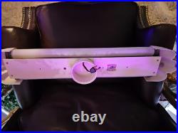 Vintage Mid Century Atomic Bullet Florescent Light Lamp Fixture 32 x 6 x 3 Vintage Mid Century Atomic Bullet Florescent Light Lamp Fixture 32 x 6 x 3