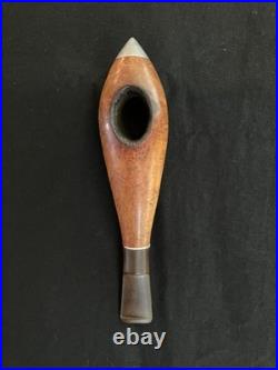 Vintage Mid Century Atomic Era Italian Briar Wood Jet Pipe