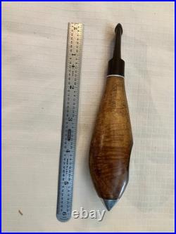 Vintage Mid Century Atomic Era Italian Briar Wood Jet Pipe