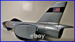 Vintage Mid Century Atomic Modern 1960 Jet Space Age Concept Race Car Art Deco