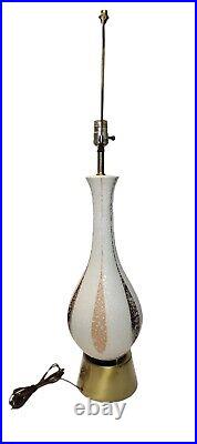 Vintage Mid Century Modern 1960 Quartite Creative Corp. Atomic Era Lamp