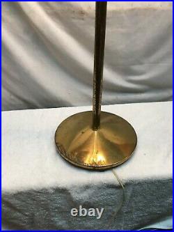 Vintage Mid-Century Modern Atomic Floor Pole 3 Adjustable Lamp 62in tall