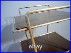 Vintage Mid Century Modern Metal Wire Plant Stand 3-Tier Shelf Rack Table Atomic