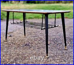Vintage Mid-Century Modern Side Coffee Table Atomic Sputnik Danish Inspired