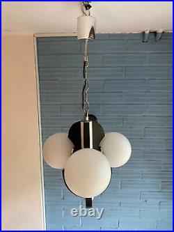 Vintage Mid Century Pendant Space Age Lamp Ceiling Atomic Design Light Sputnik
