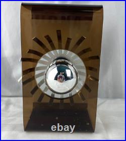 Vintage Mid-Century Plexiglass Acrylic Wall Sconce Lamp Light