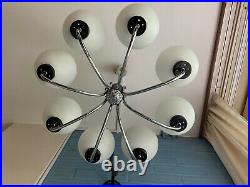 Vintage Mid Century Sputnik Pendant Space Age Lamp Ceiling Atomic Design Light
