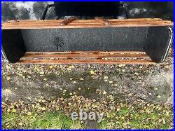 Vintage Mid Century Wooden Plant Stand Trough Atomic Legs Retro