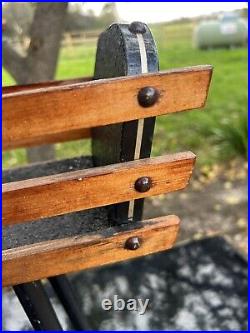 Vintage Mid Century Wooden Plant Stand Trough Atomic Legs Retro