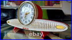 Vintage Midcentury Modern Atomic 1960's Seiko Robin Japan Clock