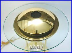 Vintage Sonneman For George Kovacs MID Century Modern Atomic Saucer Lamp Dimmer