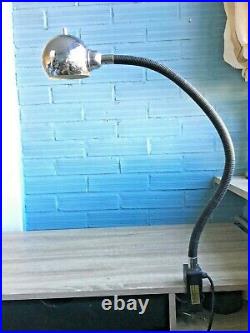 Vintage Space Age Design Lamp Atomic Light Mid Century Table Pop Art Gooseneck