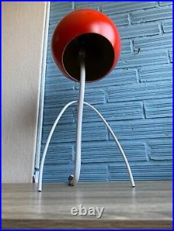 Vintage Space Age Lamp Design Atomic Light Mid Century Table Pop Art Eyeball