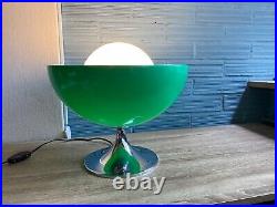 Vintage Table Space Age Lamp Atomic Design Light Mid Century Desk Ufo Mushroom