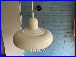 Vintage UFO Mid Century Pendant Space Age Lamp Ceiling Atomic Design Light Metal