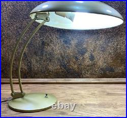 Vintage Wheeler Mid-Century Atomic Saucer Desk Lamp / MCM Table Accent Light