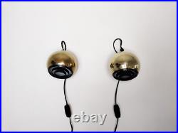 Vintage atomic eyeball wall lamps, 1960s 70s, mid century modern space age Vintage atomic eyeball wall lamps, 1960s 70s, mid century modern space age