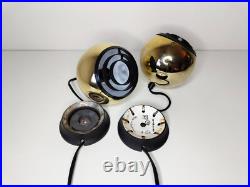 Vintage atomic eyeball wall lamps, 1960s 70s, mid century modern space age Vintage atomic eyeball wall lamps, 1960s 70s, mid century modern space age