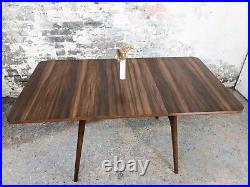Vintage mid century 1950s EVEREST extending walnut dining table atomic DELIVERY