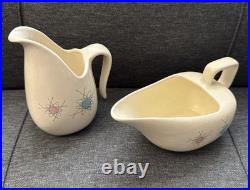 Vtg Grant Crest Tempo Creamer Atomic Age Mid Century Modern Porcelain 1960's &
