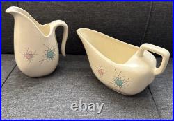 Vtg Grant Crest Tempo Creamer Atomic Age Mid Century Modern Porcelain 1960's &